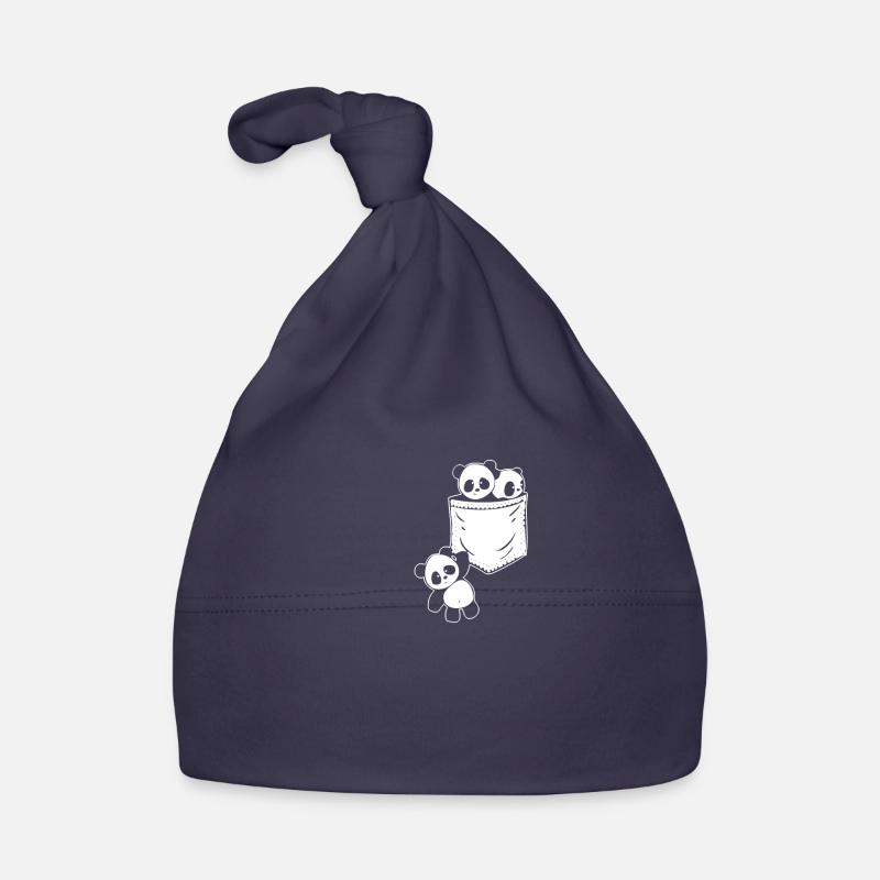 Conception mignonne de petit ours Panda, bébé panda Bonnet bio Bébé