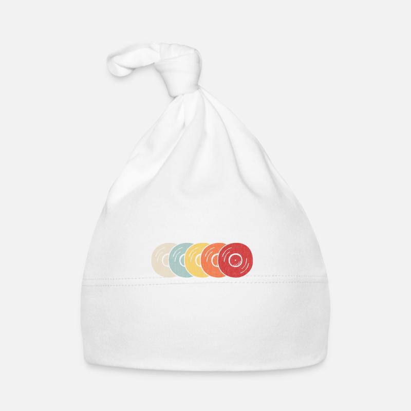 Retro vintage vinyl veteran Vinyl LP Record | Vint Organic Baby Cap