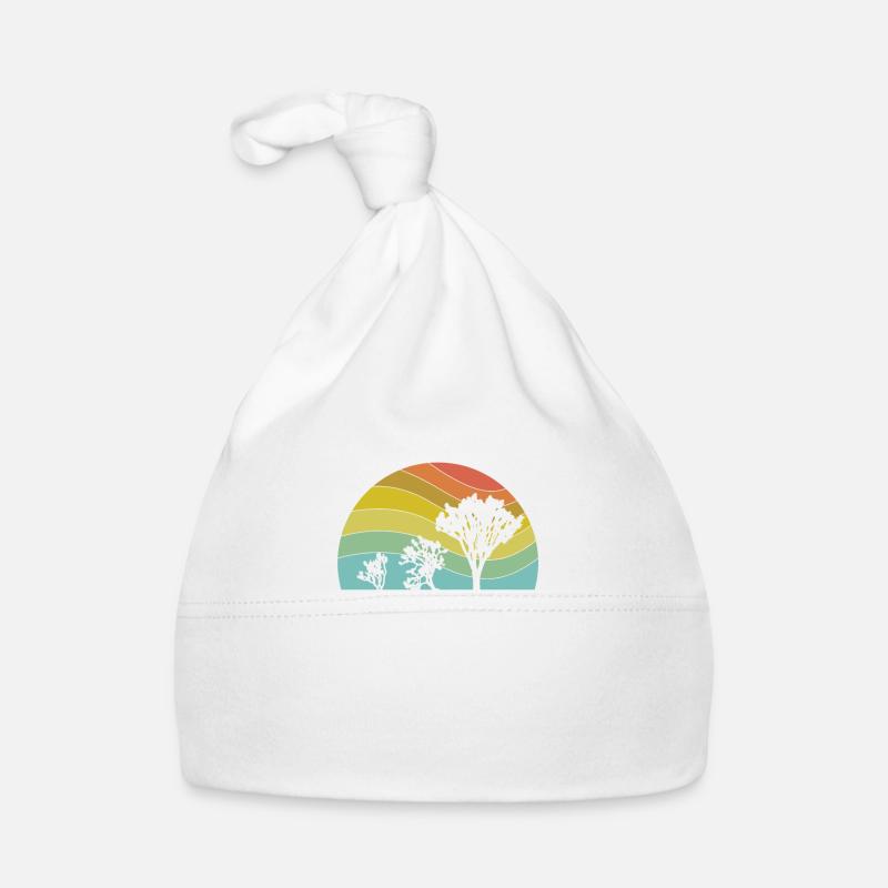 Joshua Tree National Park California Desert Retro Organic Baby Cap