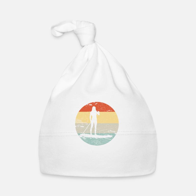 SUP Standup Paddleboard Retro Look Geschenk Baby Bio-Mütze