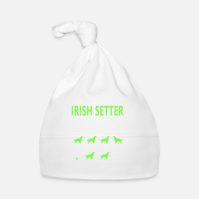 Trucs irrésistibles de poseur irlandais - Bonnet bio Bébé - blanc