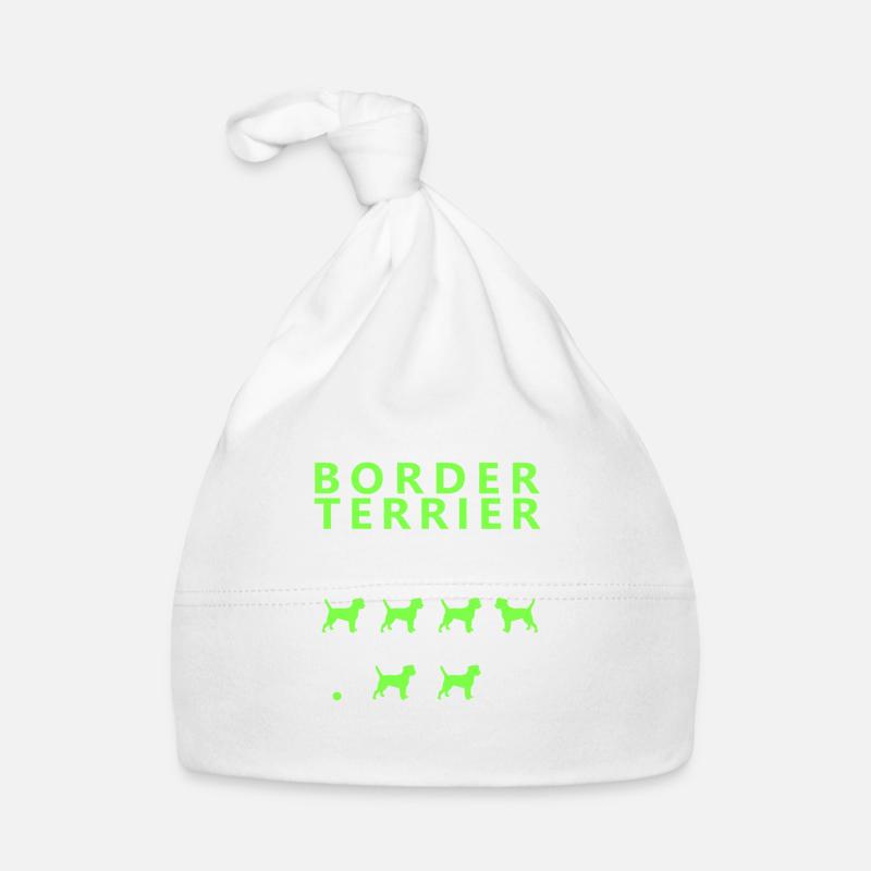 Stubborn Border Terrier Tricks Organic Baby Cap