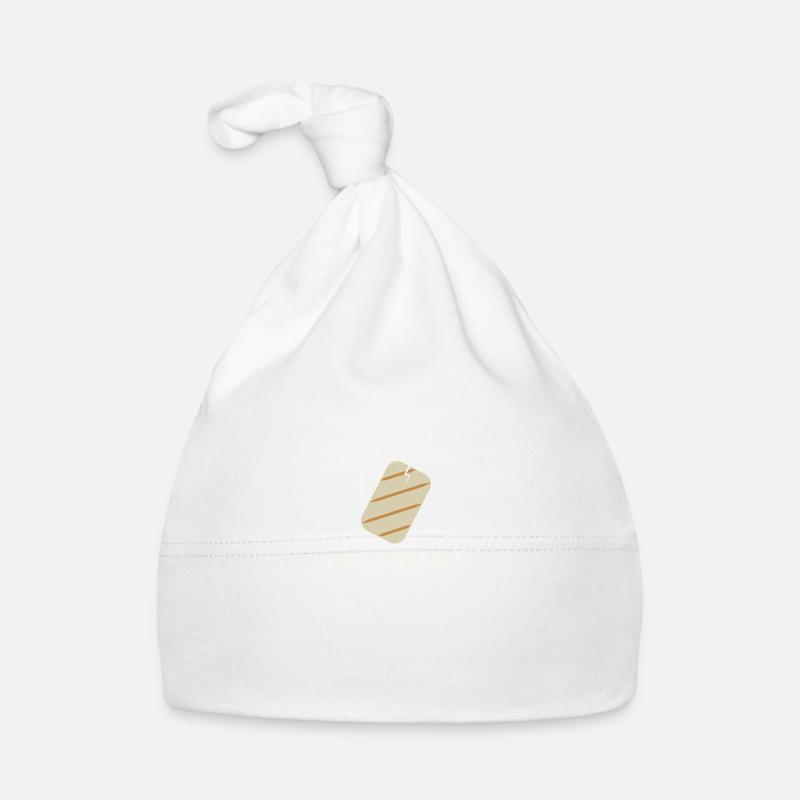 Falloumi Halloumi - Bonnet bio Bébé - blanc