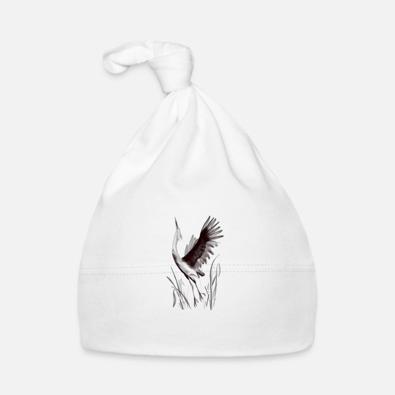kranich Baby Bio-Mütze