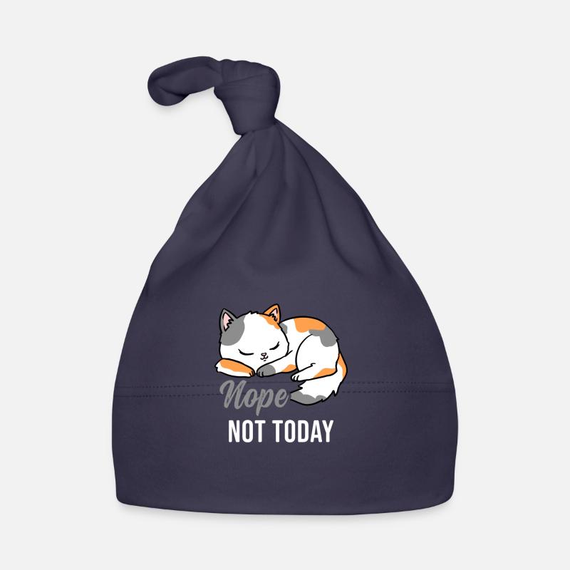 Amant de chat Nope Not Today Bonnet bio Bébé
