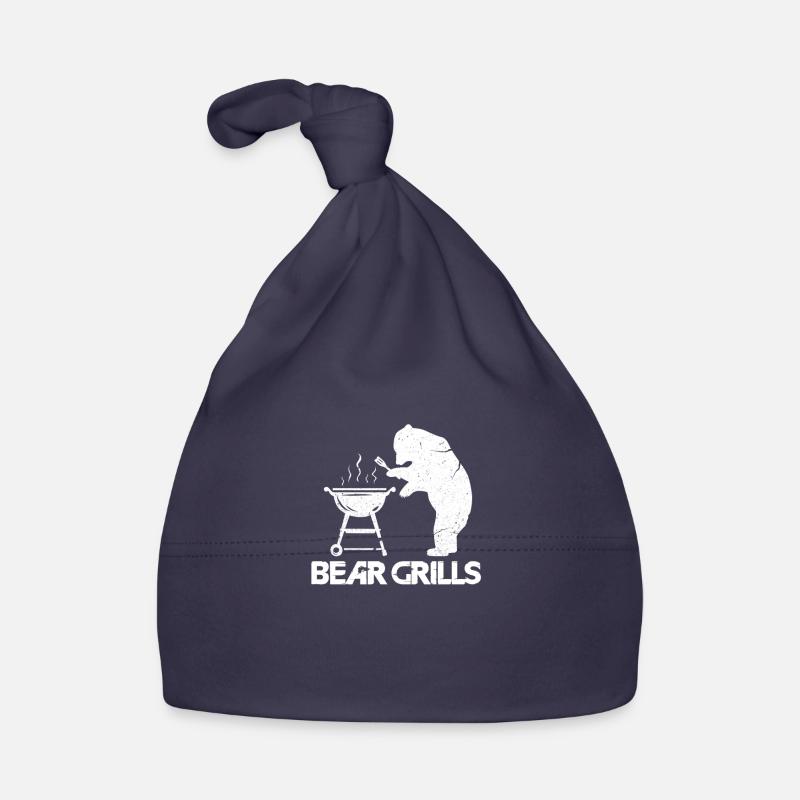 Bear Grills BBQ Grill Fun Grill Master Chef Organic Baby Cap