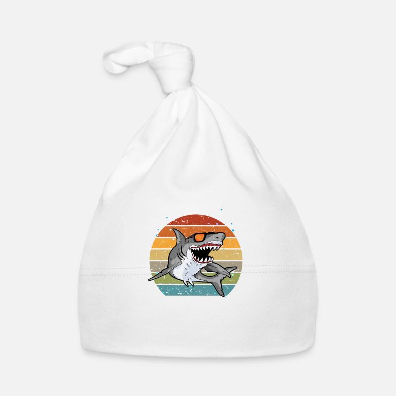Stay Jawsome Shark Jaws Vie marine agressive Bonnet bio Bébé