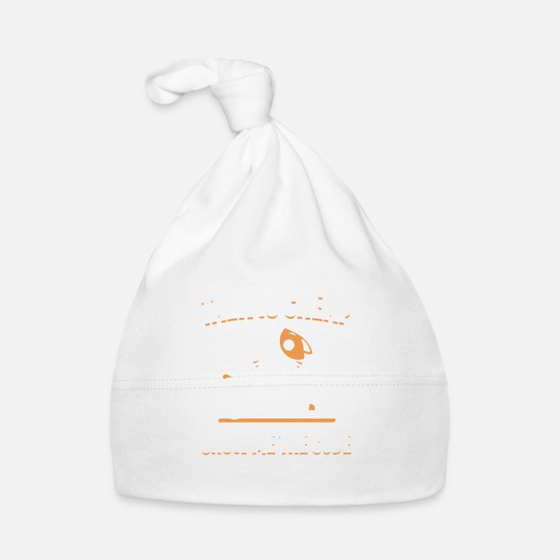 Citation de conception de programmeur impressionnante Montrez-moi le code Bonnet bio Bébé