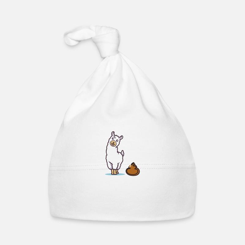 Lustiger Alpaka Spruch Geschenk Baby Bio-Mütze
