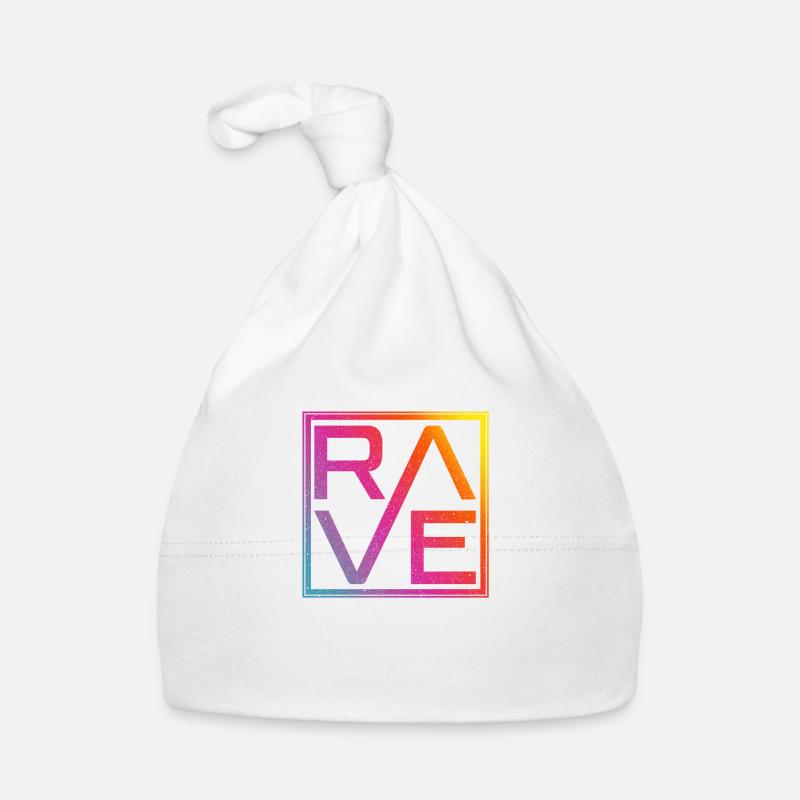 Raving, rave, techno, house, soirée edm Bonnet bio Bébé
