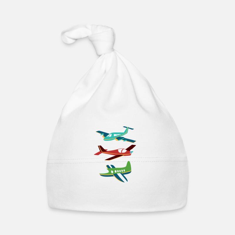 T-shirt Aviator Pilot Sky Clouds pour enfants Bonnet bio Bébé