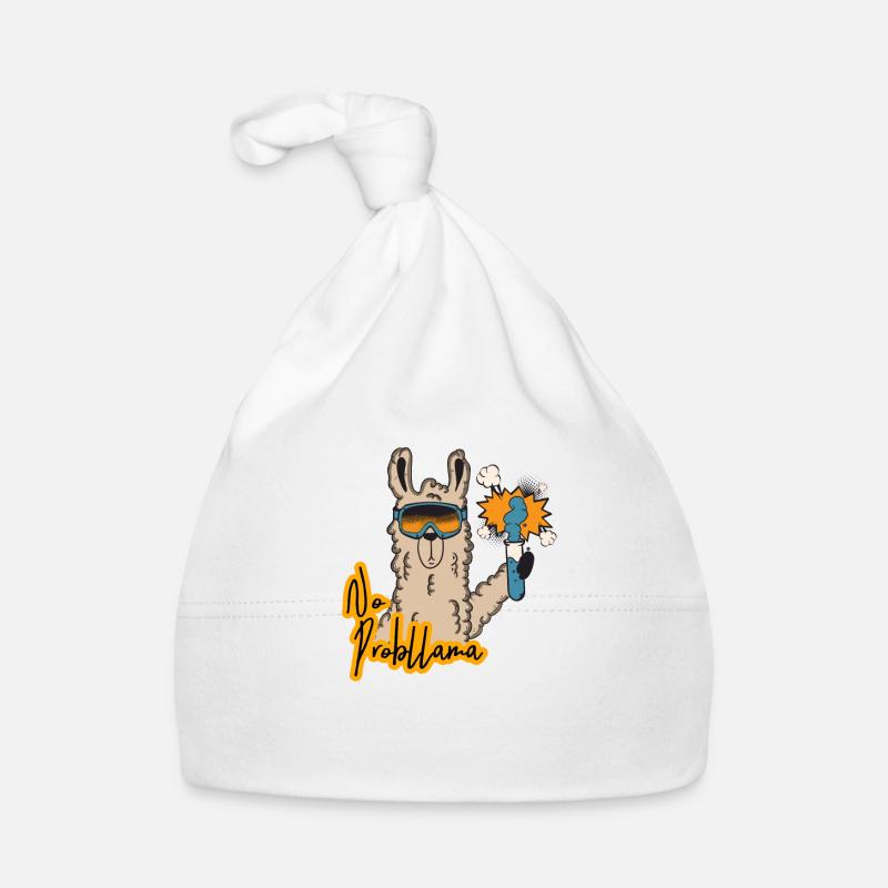 No Problama Lab LLAMA Lama Alpaka Baby Bio-Mütze