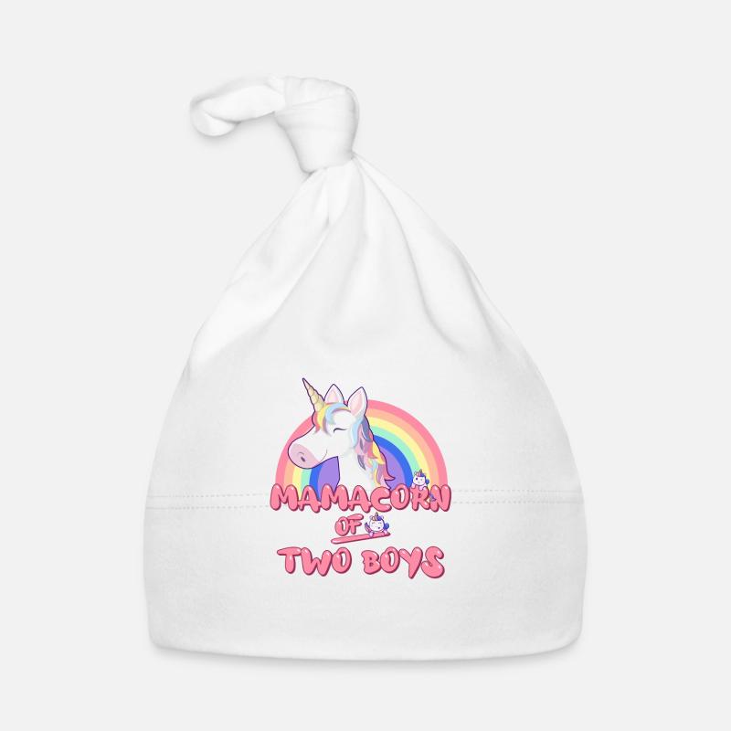Mamacorn von zwei Jungs Mutter Muttertag Einhorn Baby Bio-Mütze