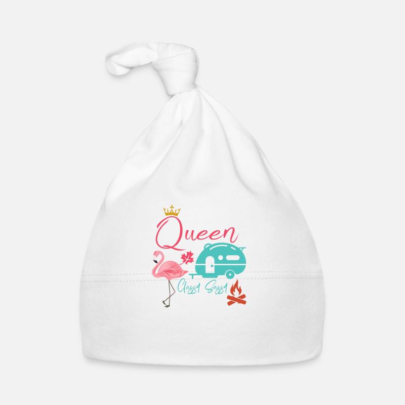 Camper Königin edel Sassy und ein bisschen Smart sassy Baby Bio-Mütze