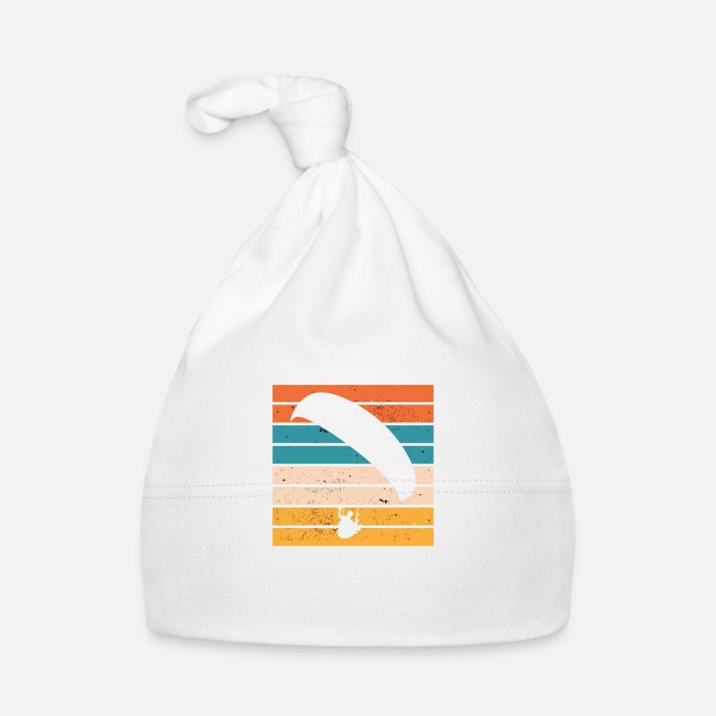 Parapente Canoe rétro Vintage Bonnet bio Bébé