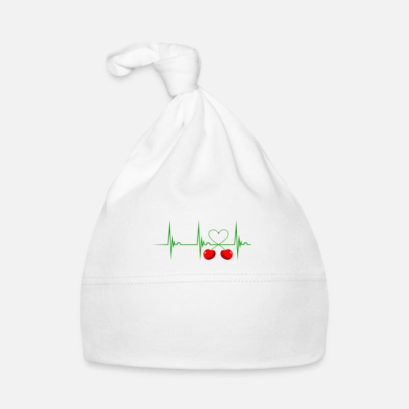 Cherry Kirsche Herzschlag Frucht Kirschen Baby Bio-Mütze