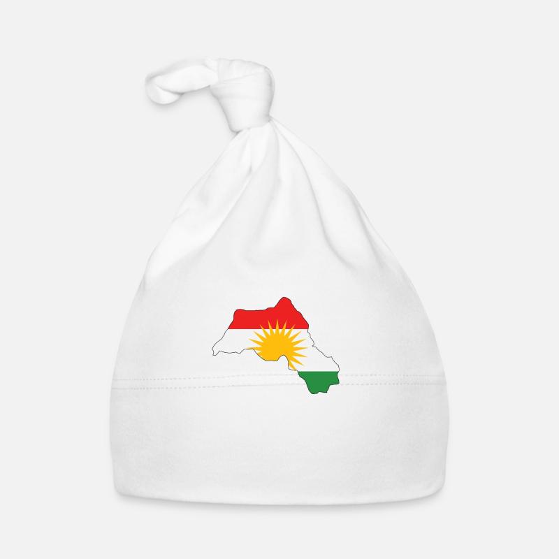 Kurde Kurdistan Biji Kurdistan - Bonnet bio Bébé - blanc