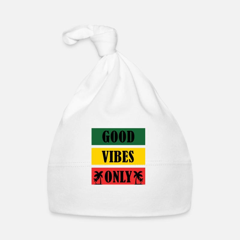 Good Vibes Only Rasta Reggae Roots Baby Bio-Mütze