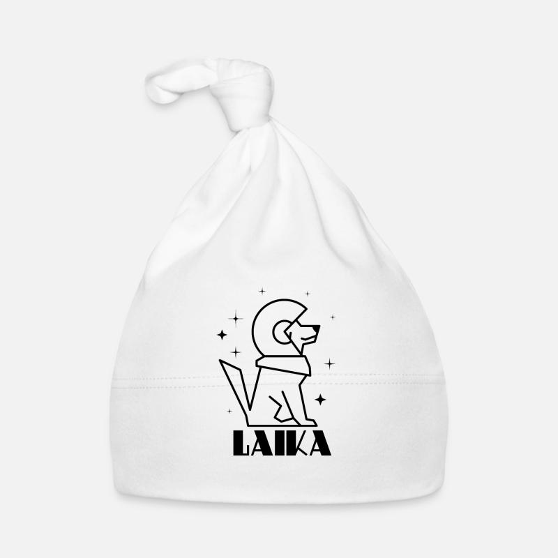 Soviet Communism Laika Gagarin Silhouette Baby Bio-Mütze