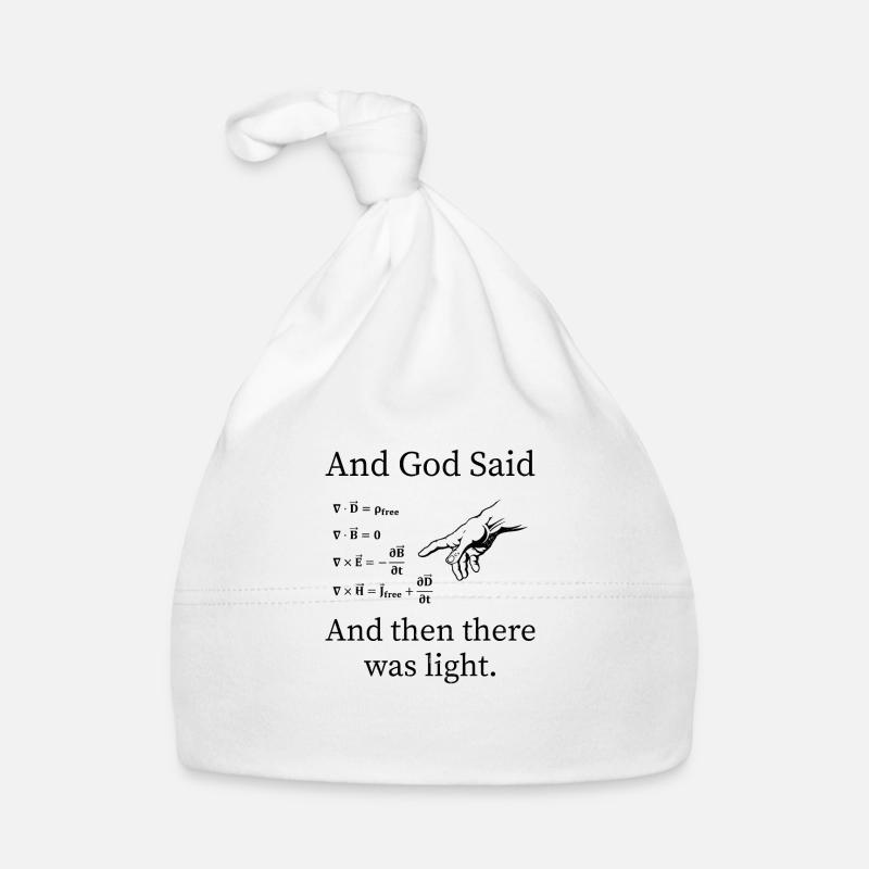 Physics Formula Equations Physicist Gift Organic Baby Cap