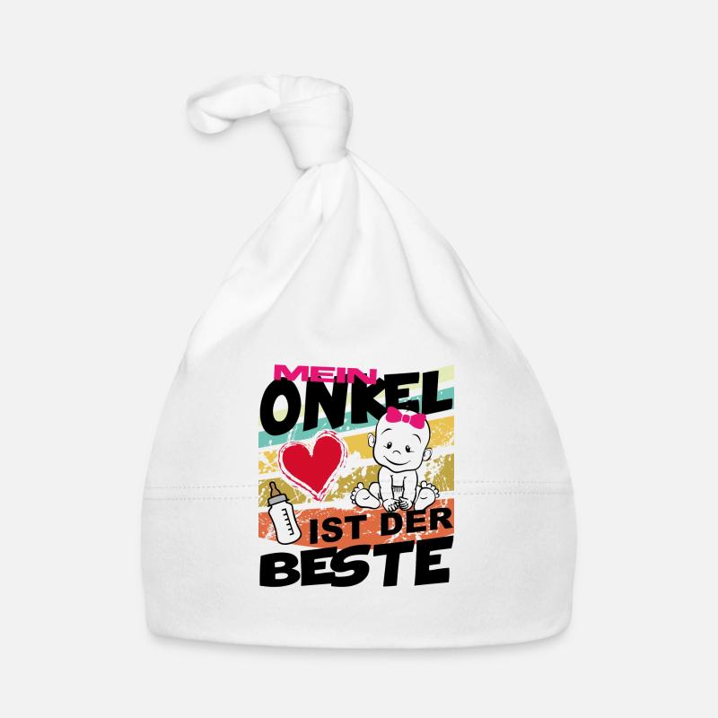 Baby Onkel ist der Beste Mädchen Baby Bio-Mütze