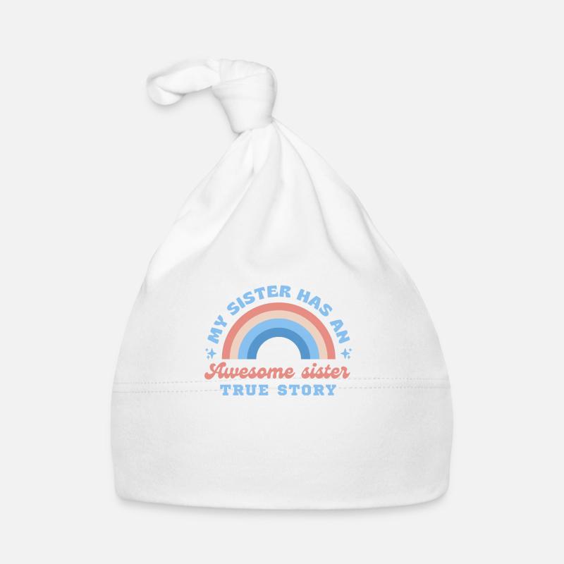 Ma sœur a une citation de grande sœur Bonnet bio Bébé