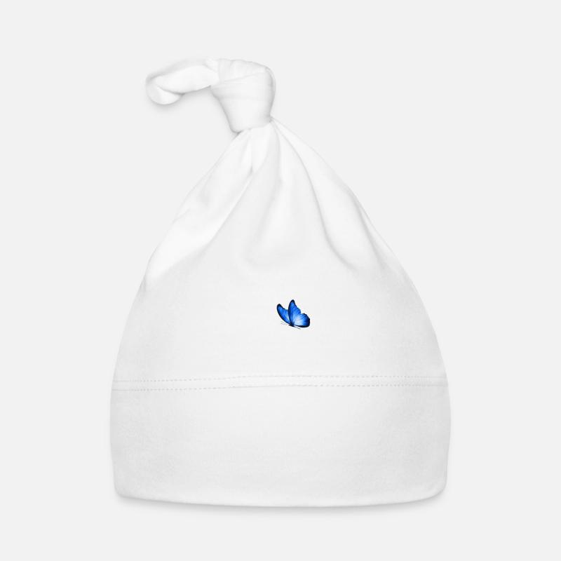 Butterfly Satans blue Butterfly grunge Goth Bonnet bio Bébé