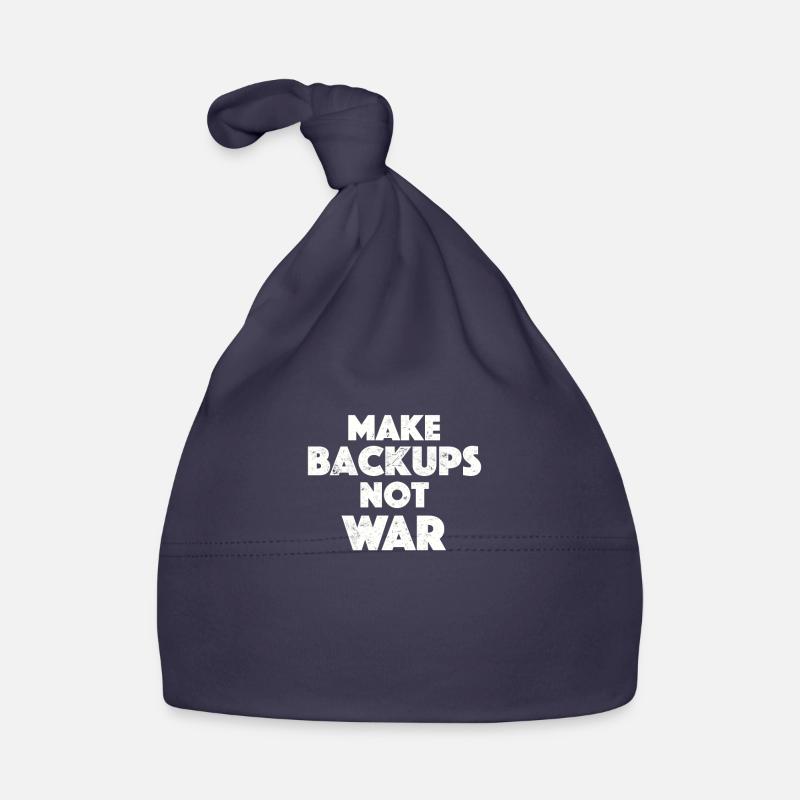 Admin Make Backups Daten Sicherung IT Informatiker Baby Bio-Mütze