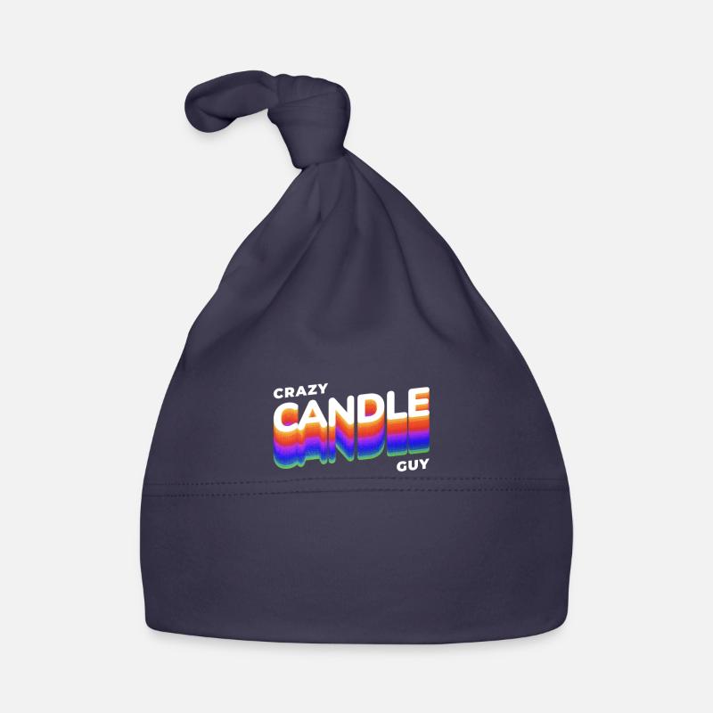 Crazy Candle Guy Funny Candle Making Organic Baby Cap