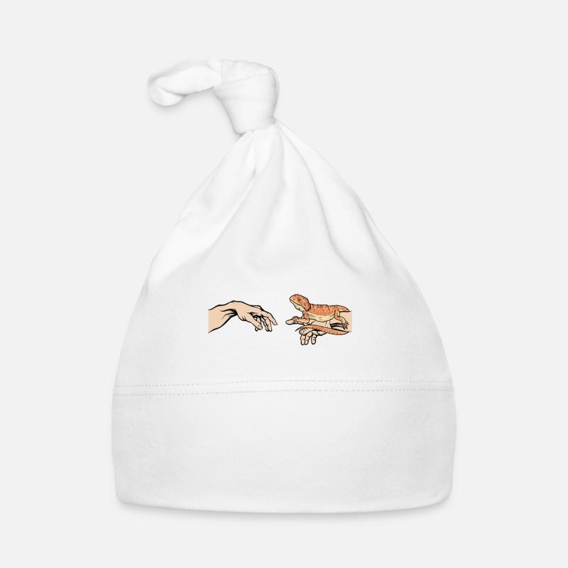 Bartagame Lustige Bartagame Eidechse Baby Bio-Mütze