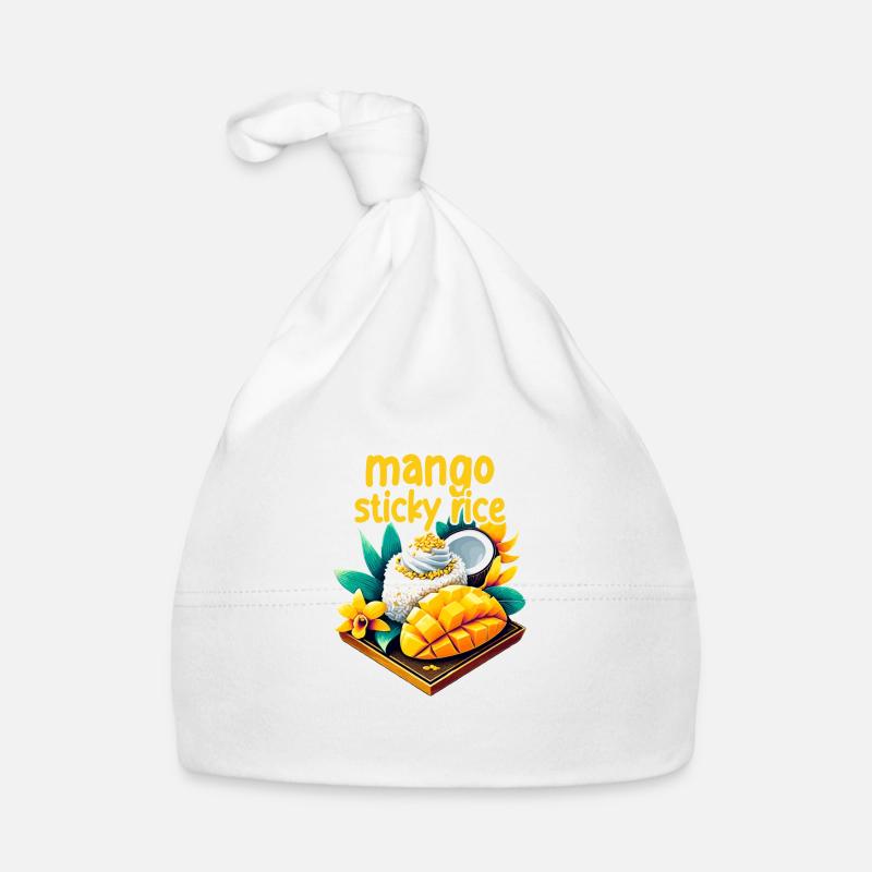 Süßer Mango-sticky-reis Thailändisches Essen Baby Bio-Mütze