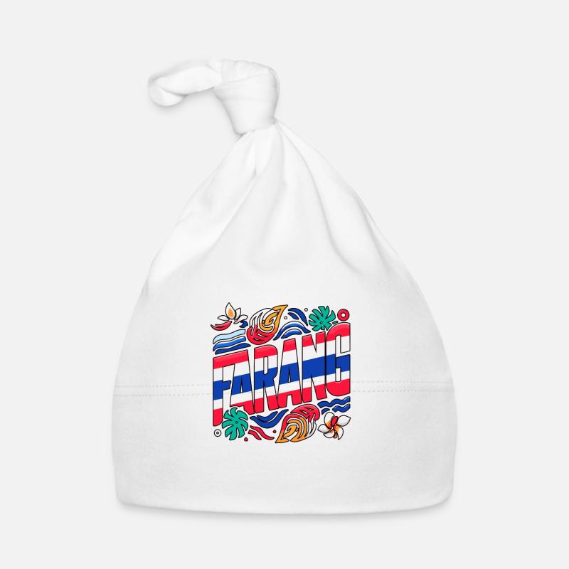 Drôle de farang thaïlandais Bonnet bio Bébé
