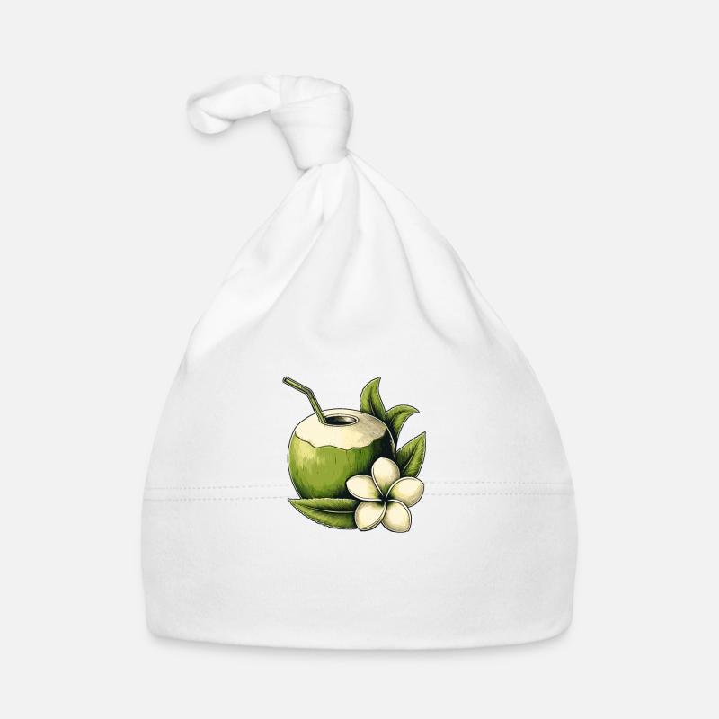 Frische Kokosnuss Baby Bio-Mütze