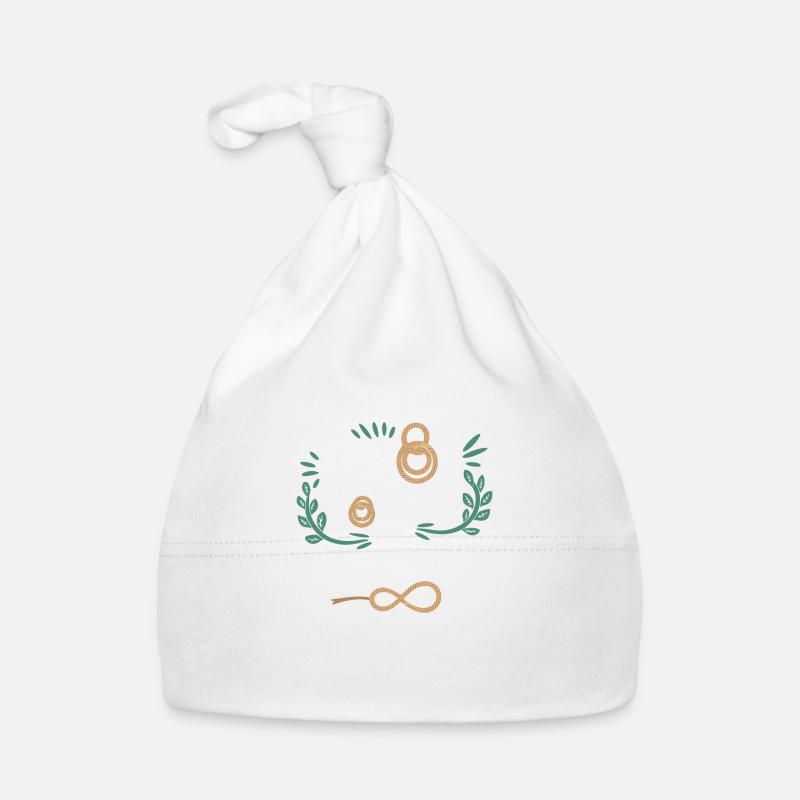 Citation amusante en macramé pour les amateurs de macramé boho Bonnet bio Bébé