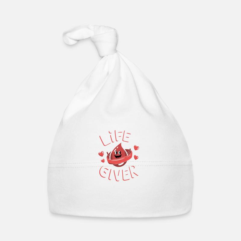 Blood and plasma donation Organic Baby Cap