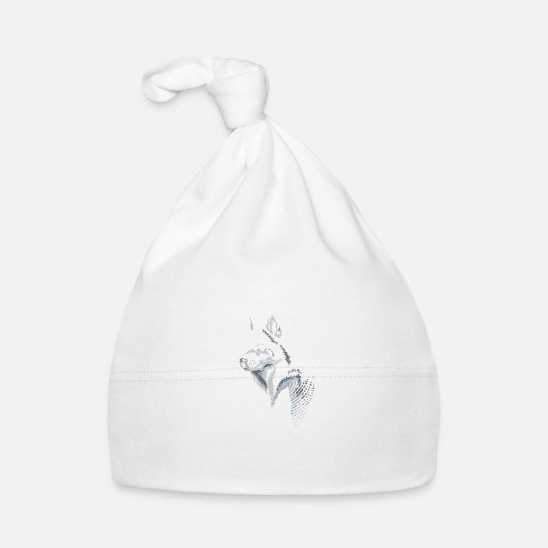 Husky Sibérien Empreinte digitale Creative Sibérien Bonnet bio Bébé