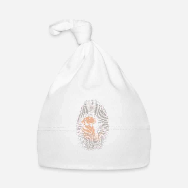 Golden Retriever Empreinte digitale Creative Golden Bonnet bio Bébé