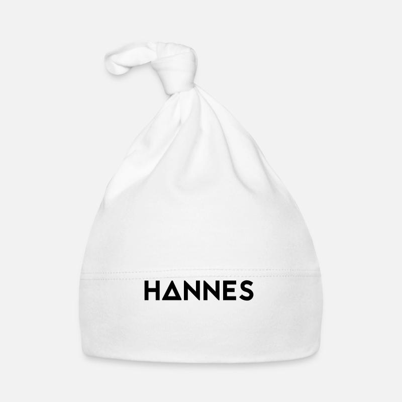 First name Hannes Organic Baby Cap