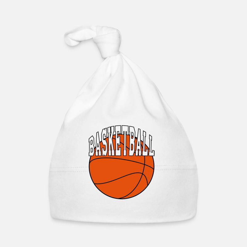Basketball - Bonnet bio Bébé - blanc