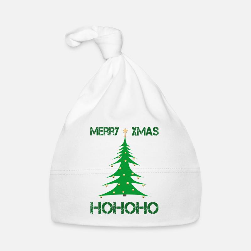 Merry Christmas xmas Organic Baby Cap