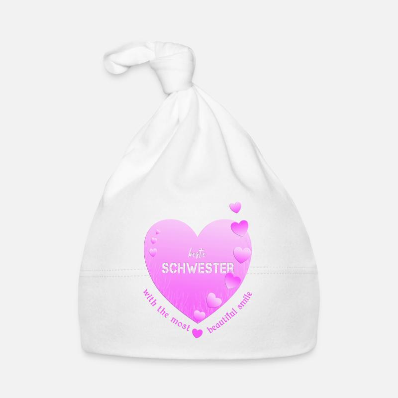 beste Schwester Baby Bio-Mütze
