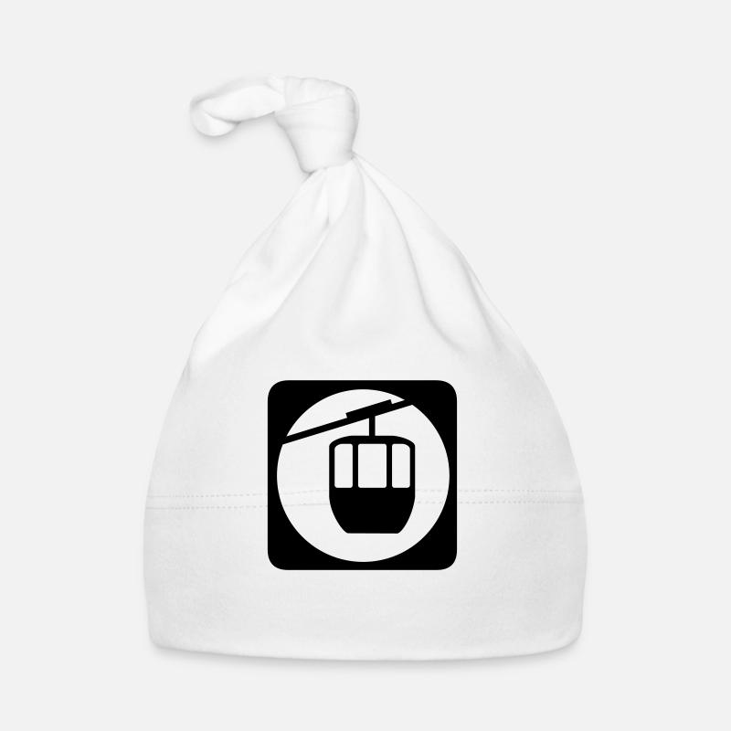 Cologne Cable Car icon Organic Baby Cap