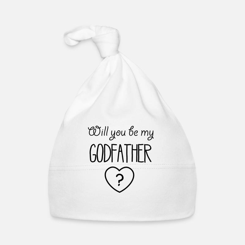 Will you be my Godfather? Organic Baby Cap