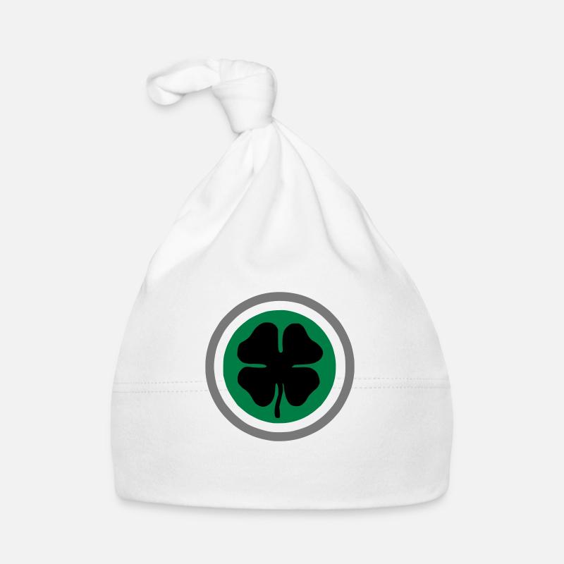 Flogging Molly Shamrock - Baby Bio-Mütze - Weiß