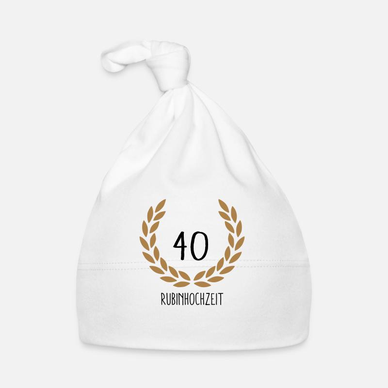 Hochzeitstag 40 Baby Bio-Mütze
