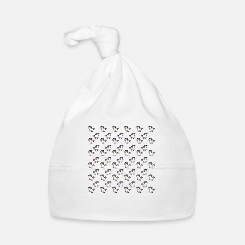 Einhörner 1 Baby Bio-Mütze