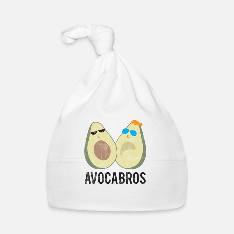 Frucht / Früchte: Avocado - Avocabros - BFF Baby Bio-Mütze