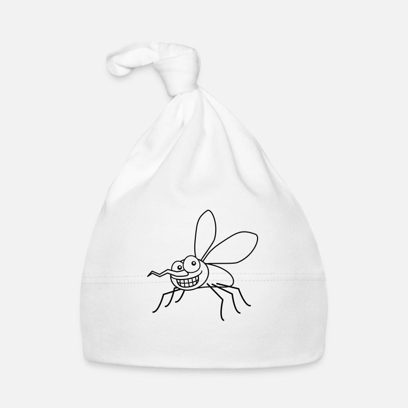 grin_mosquito_1c Organic Baby Cap