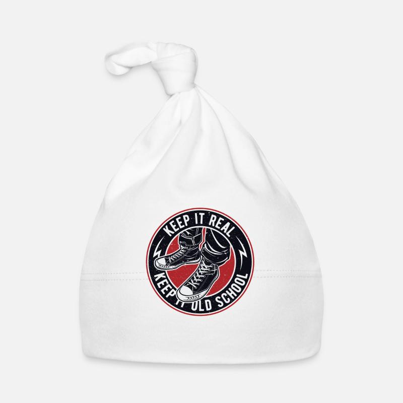 Keep It Real Keep It Old School Vintage Baby Bio-Mütze