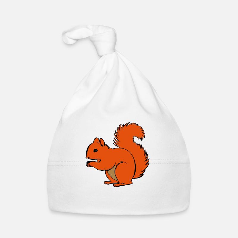 squirrel Organic Baby Cap